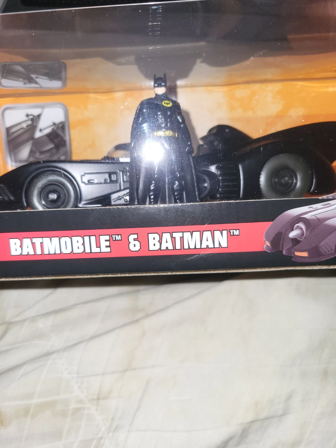New in box  1989 batmobile with batman