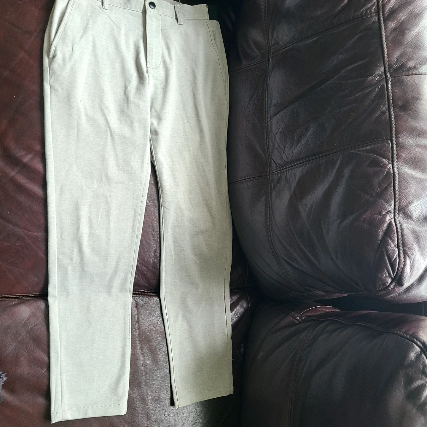 Zara pants Light Grey Trousers - Size Small - photo 2