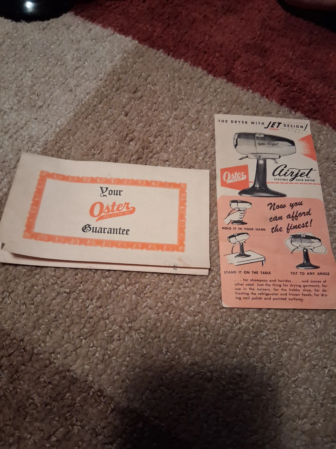 Vintage Oster Airjet Hair Dryer Model 202 - photo 4