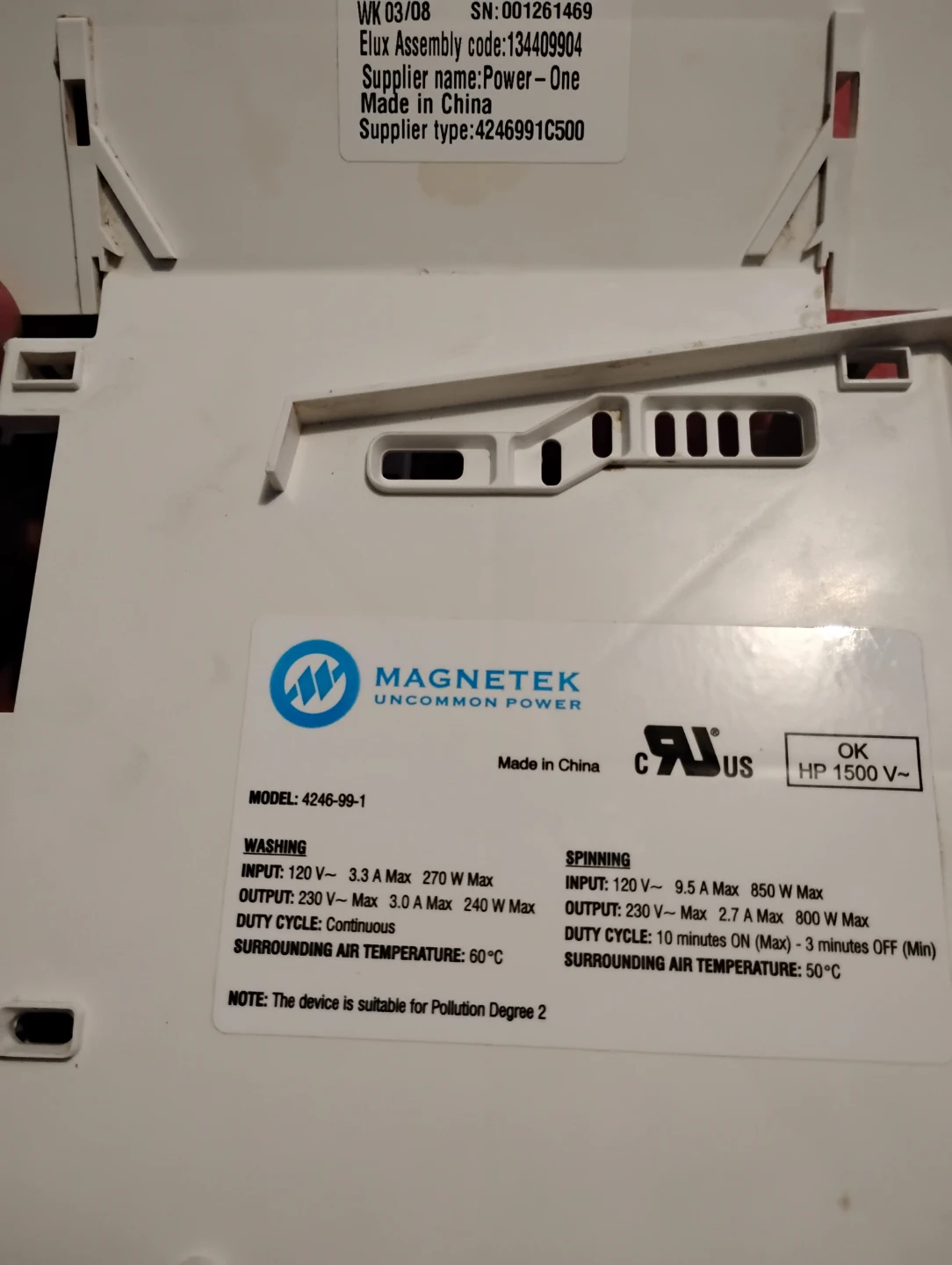 Magnetek Washer Drive Motor Control Board 4246-99-1 - photo 3
