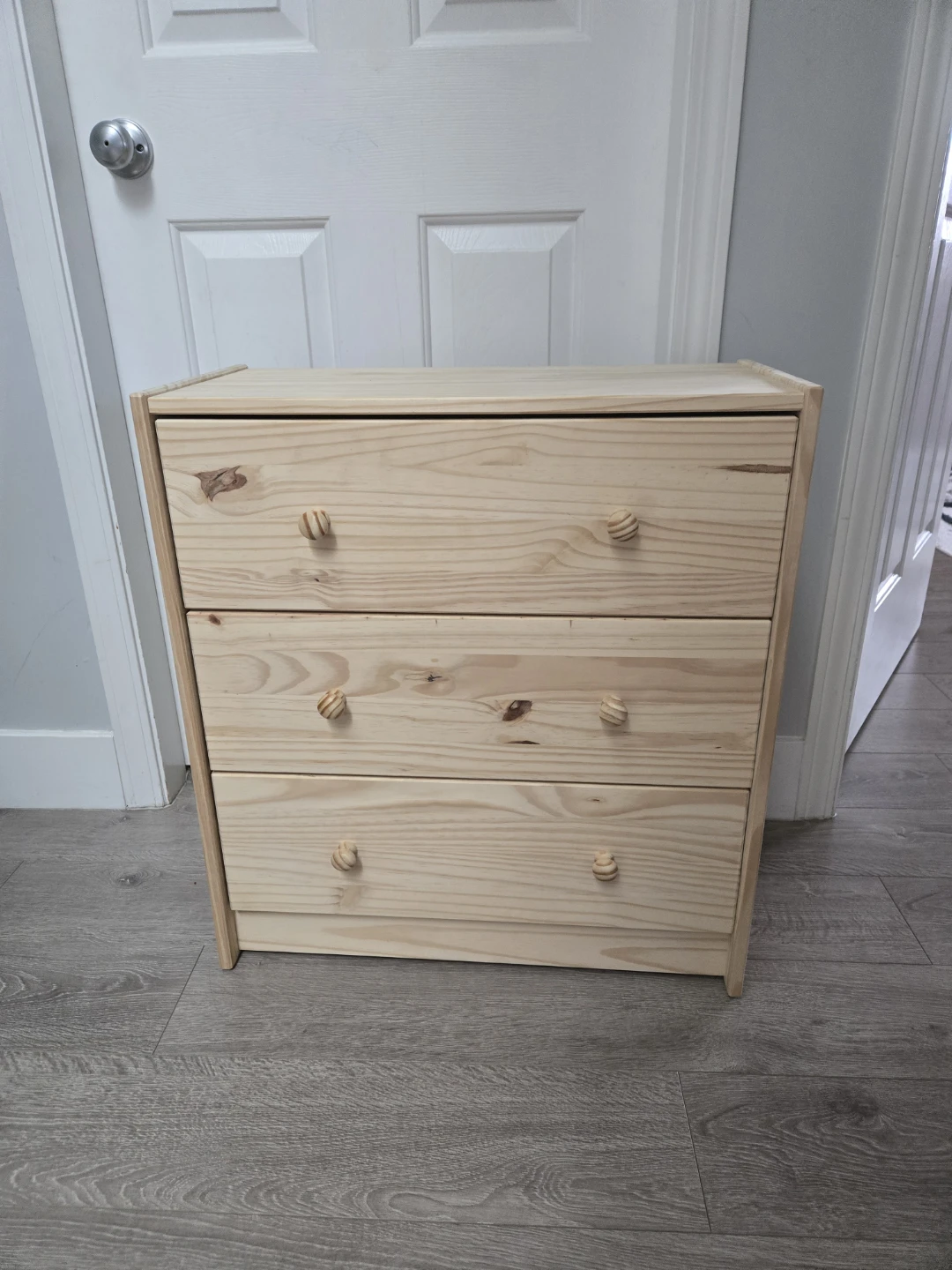 Ikea 3 drawer rast dresser solid pine