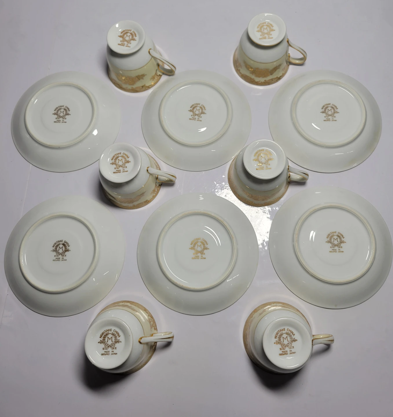 Noritake China Tea Cup (6) and Saucer (6) Set - photo 2