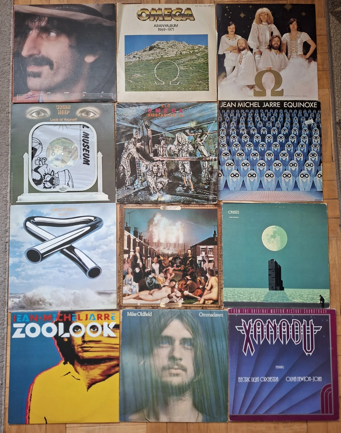 Collection of 12 Assorted Vinyl Records