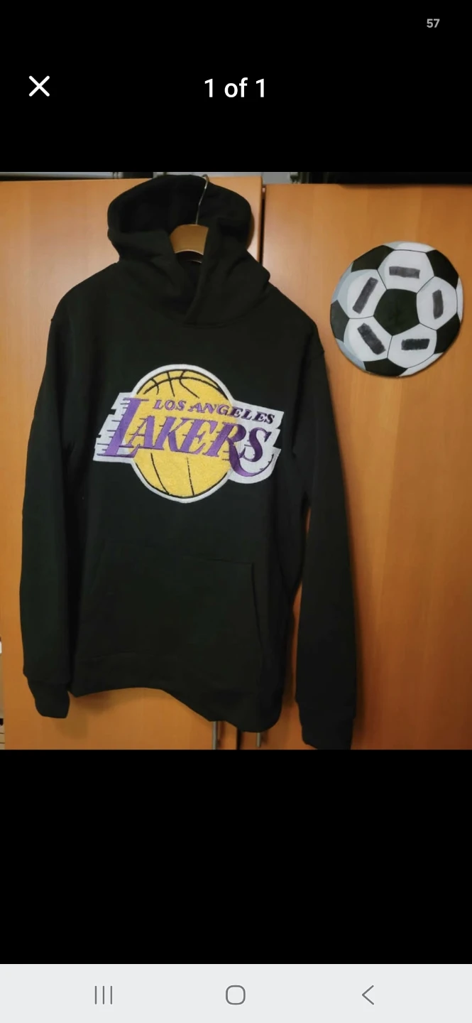 Los Angeles Lakers Black Hoodie