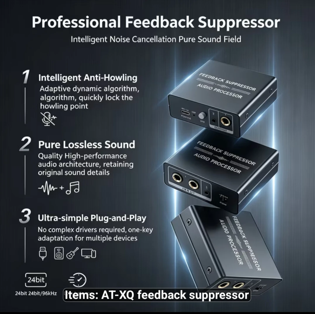 NIB - AT-XQ Feedback Suppressor - photo 5