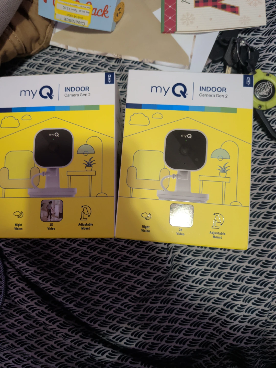 2 myQ Indoor Camera Gen 2 Units