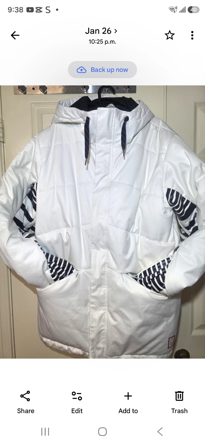 Burton The White Collection Snowboard Jacket XL - photo 3