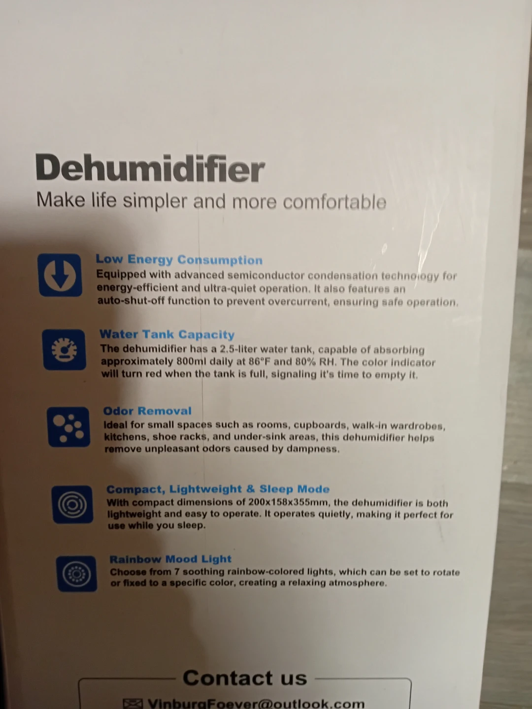 Vinburg CT6 80W Dehumidifier - photo 2