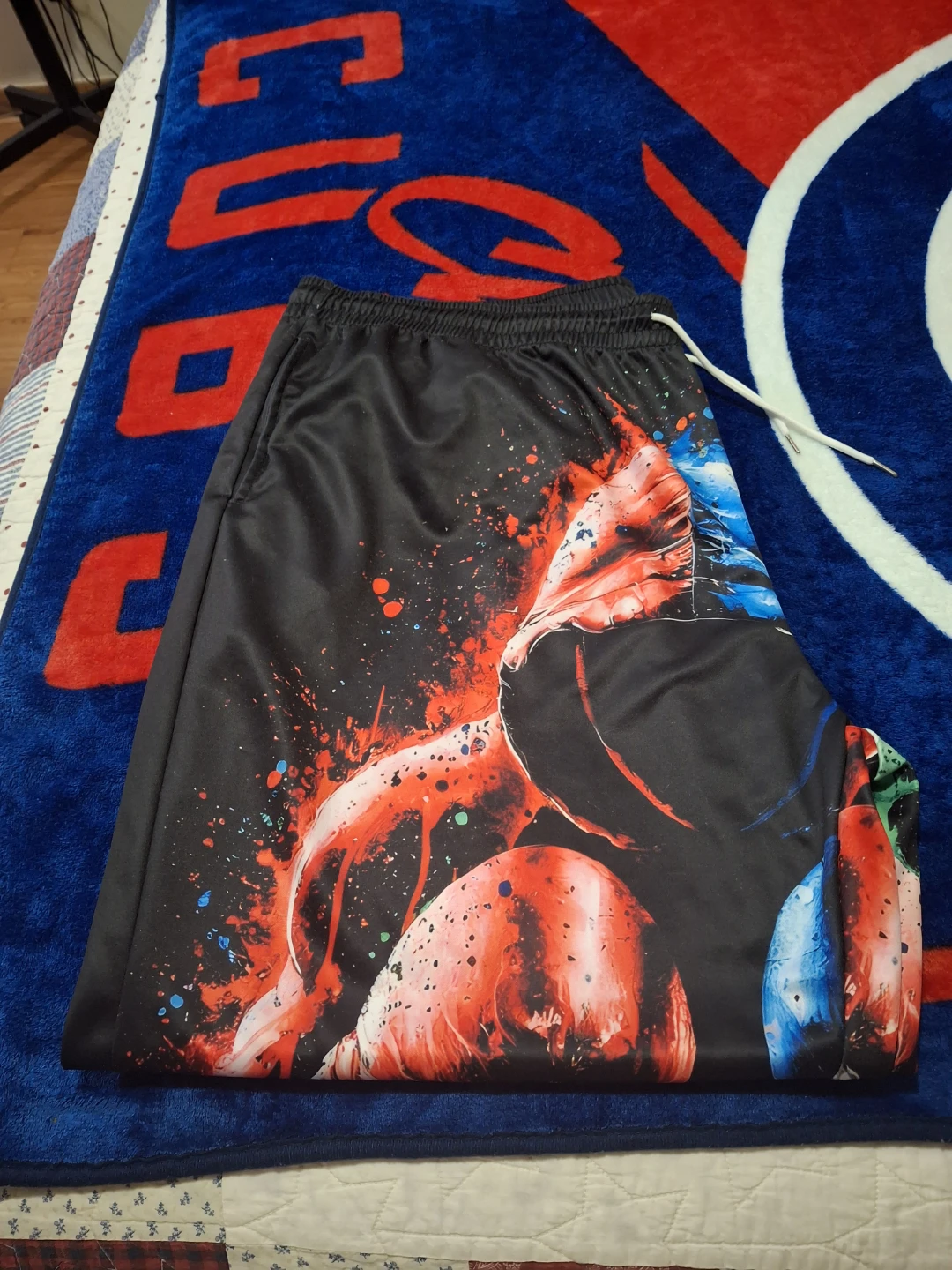 Boxing Print Jogger Pants