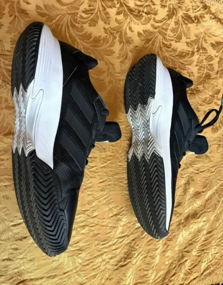 Men's Adidas Gamecourt 2 Tennis Shoes Black - photo 4