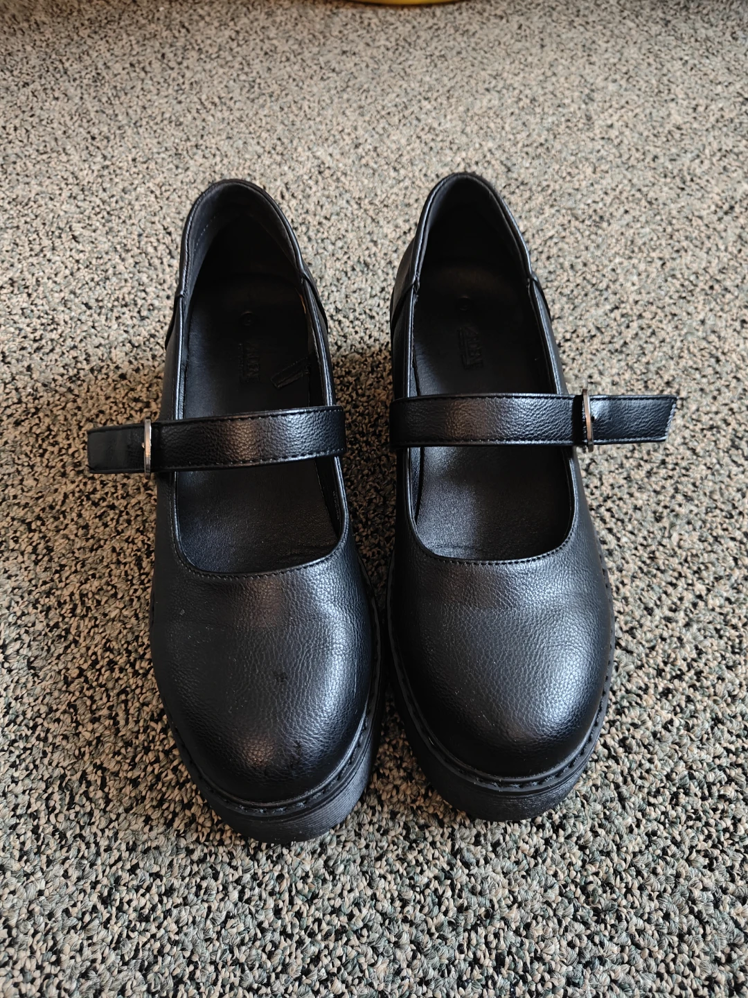 Black Mary Jane Platform Shoes 🧡💖 - photo 2