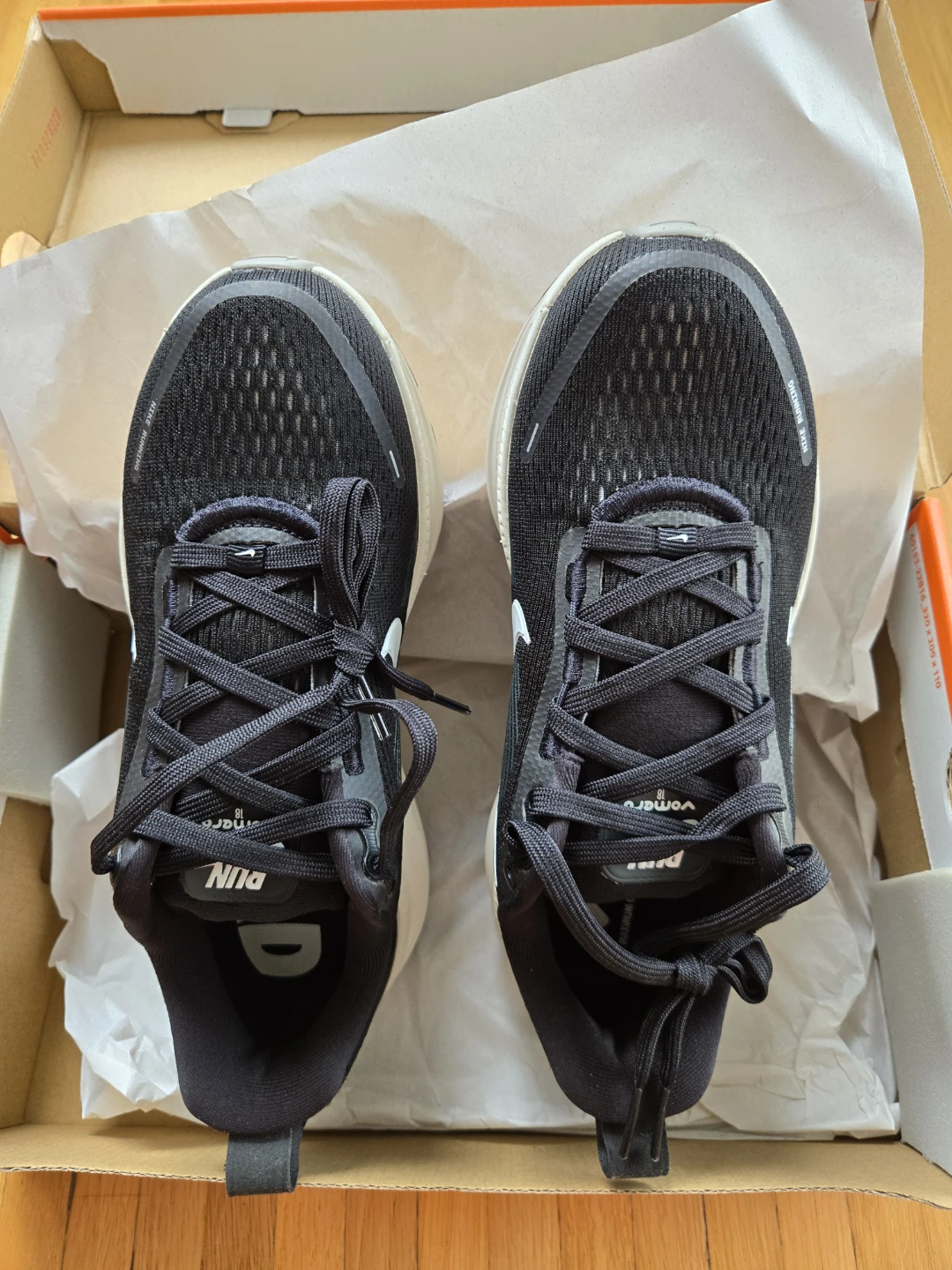 Nike W Zoom Vomero 18 Running Shoes - Black/Summit White - photo 3
