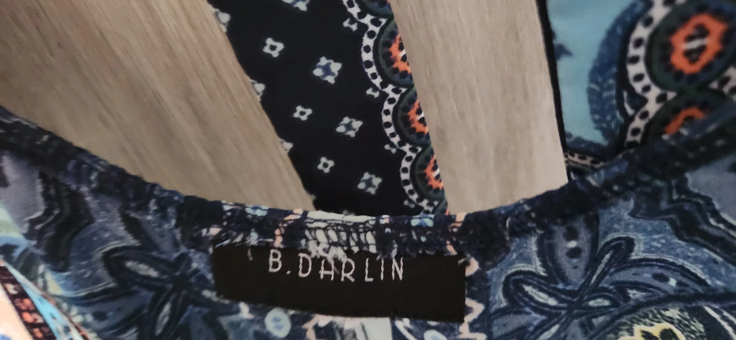 B. Darlin Sleeveless Patterned Dress - photo 3