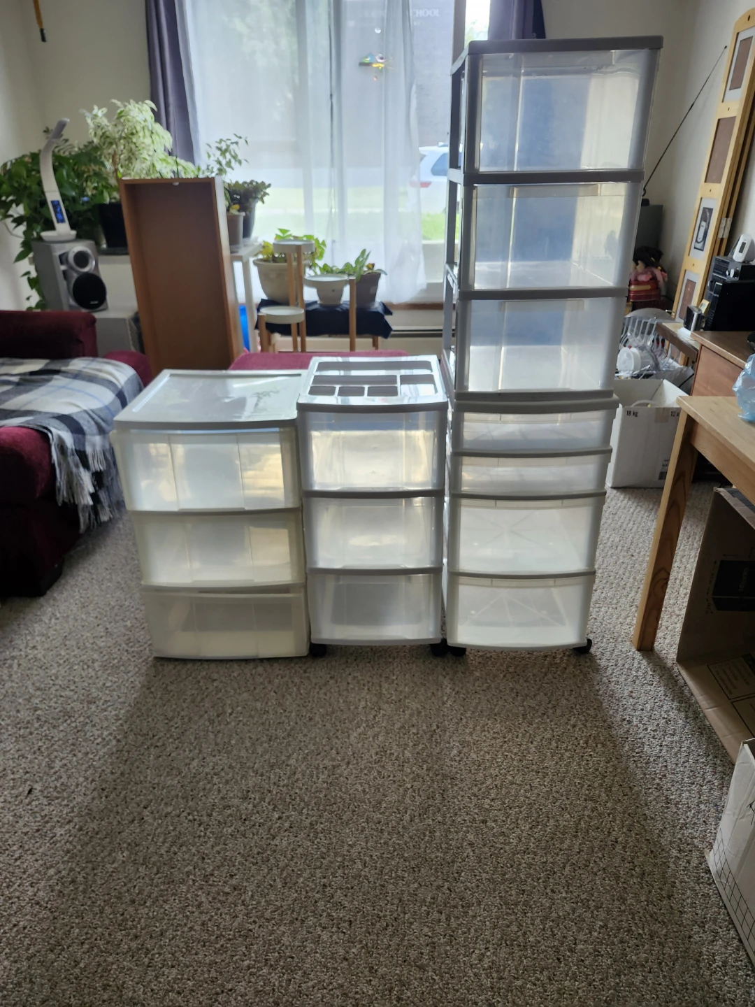 Plastic storage drawers - photo 2