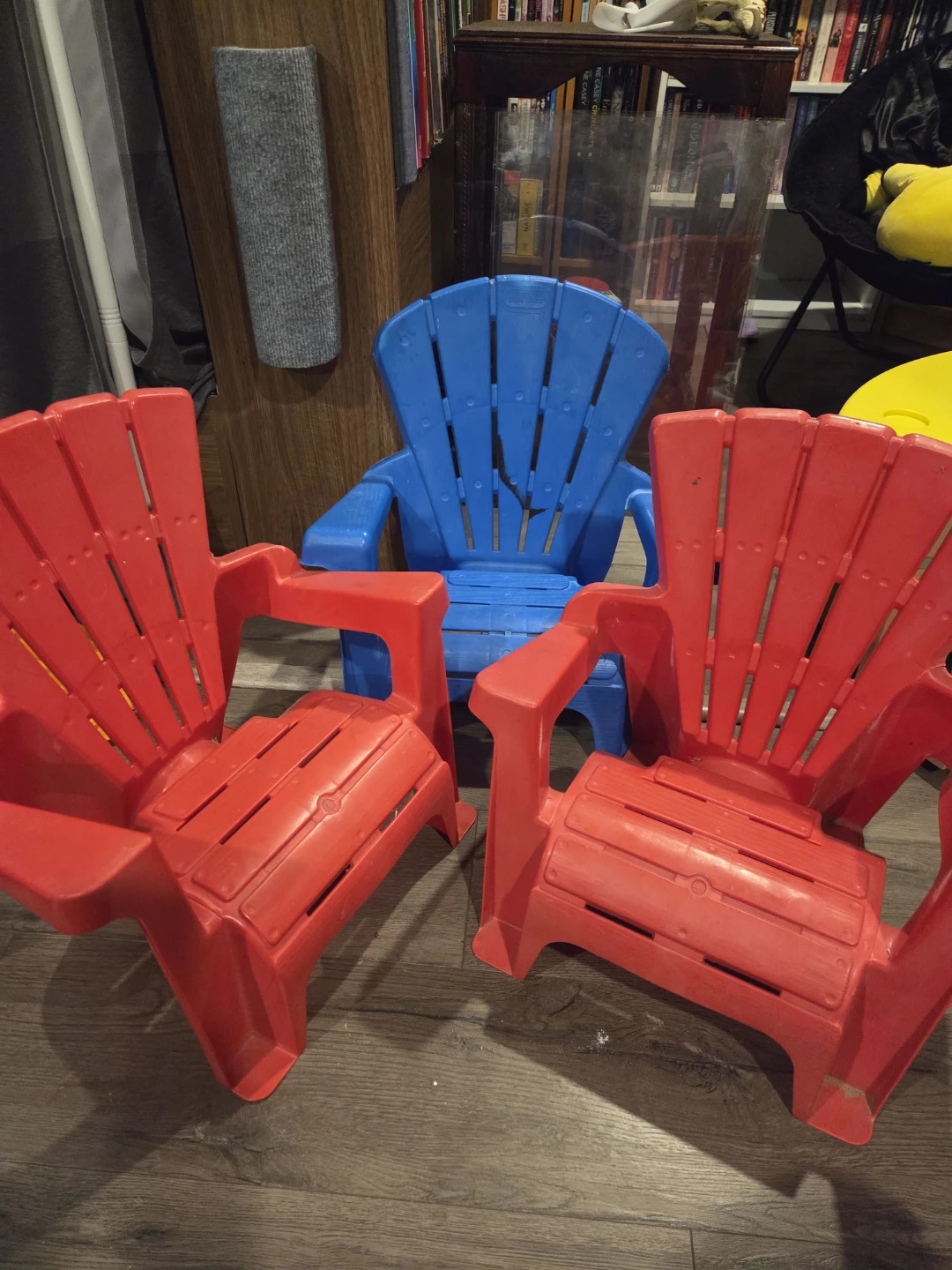 Little Tikes plastic kids chairs (set of 3)