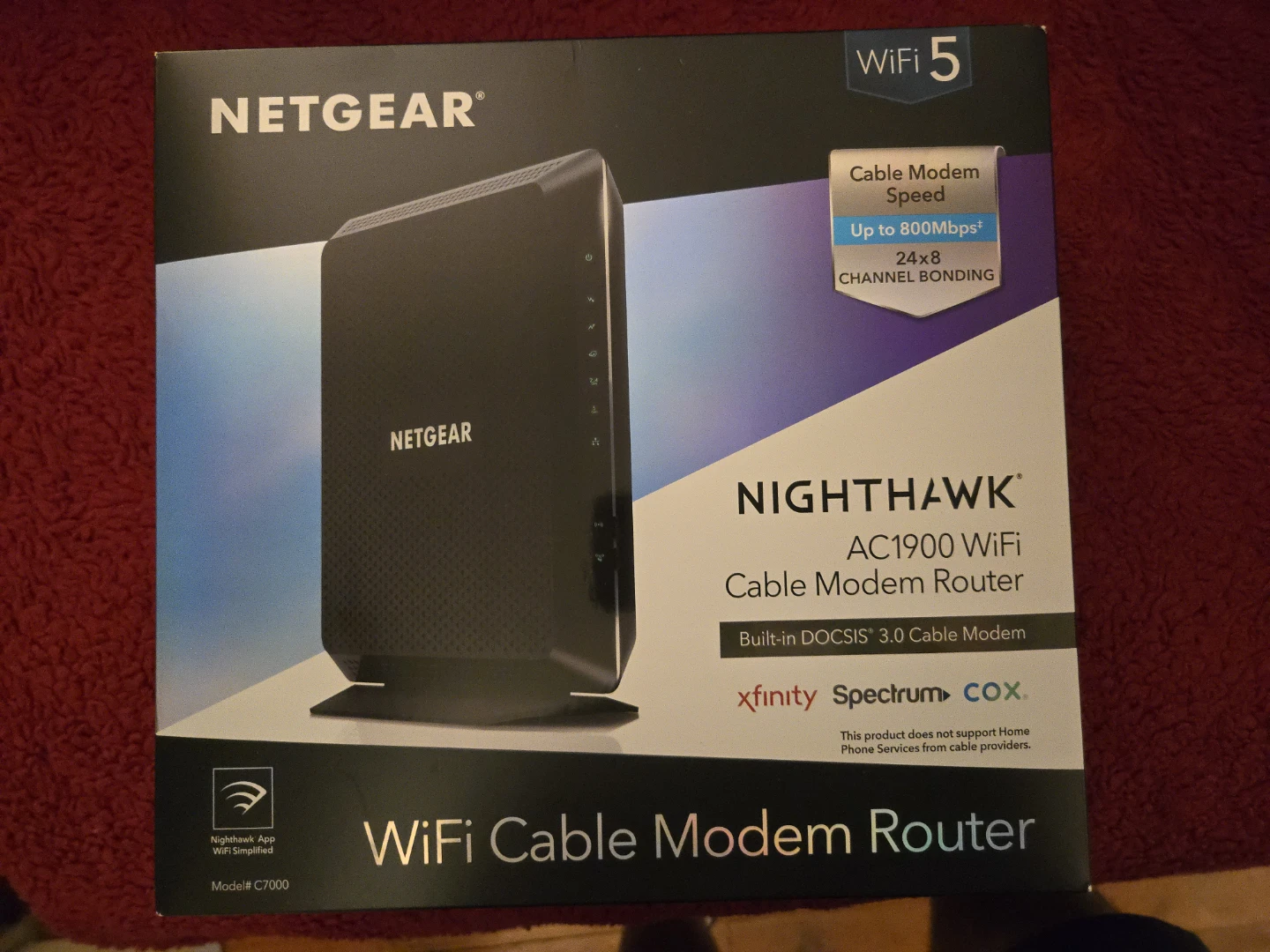 Netgear Nighthawk C7000 WiFi Cable Modem Router