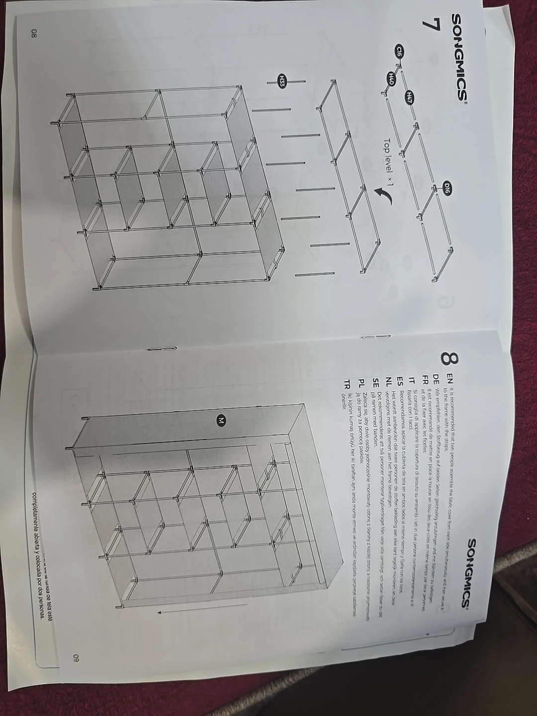 Songmics Portable Fabric Closet - photo 2