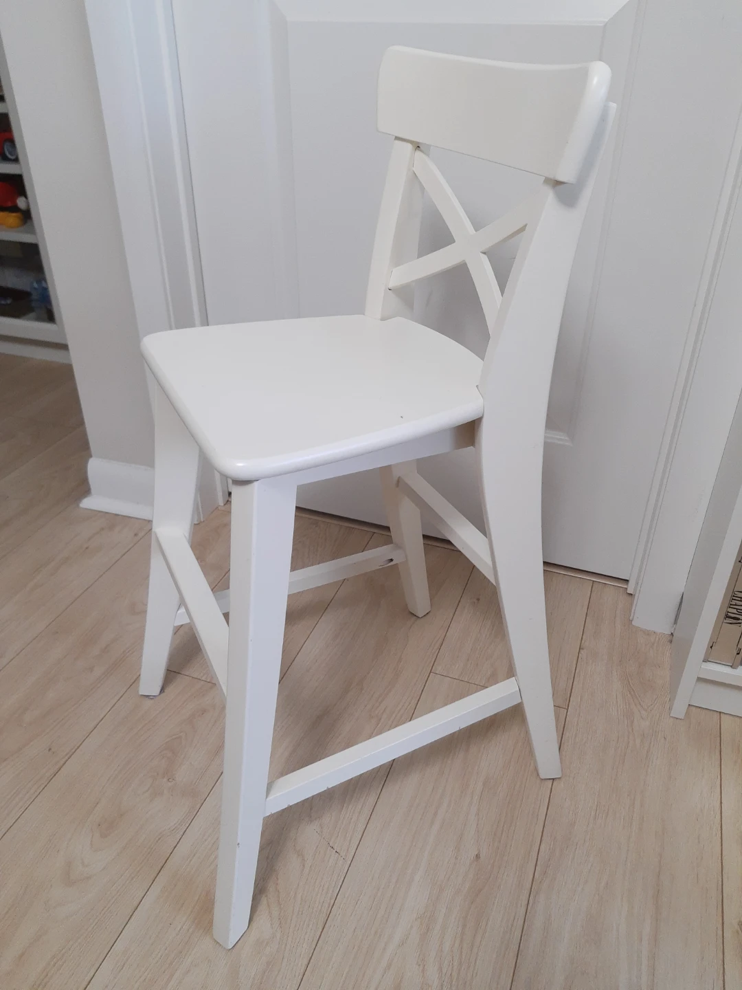Ikea INGOLF Junior Chair, White - photo 4