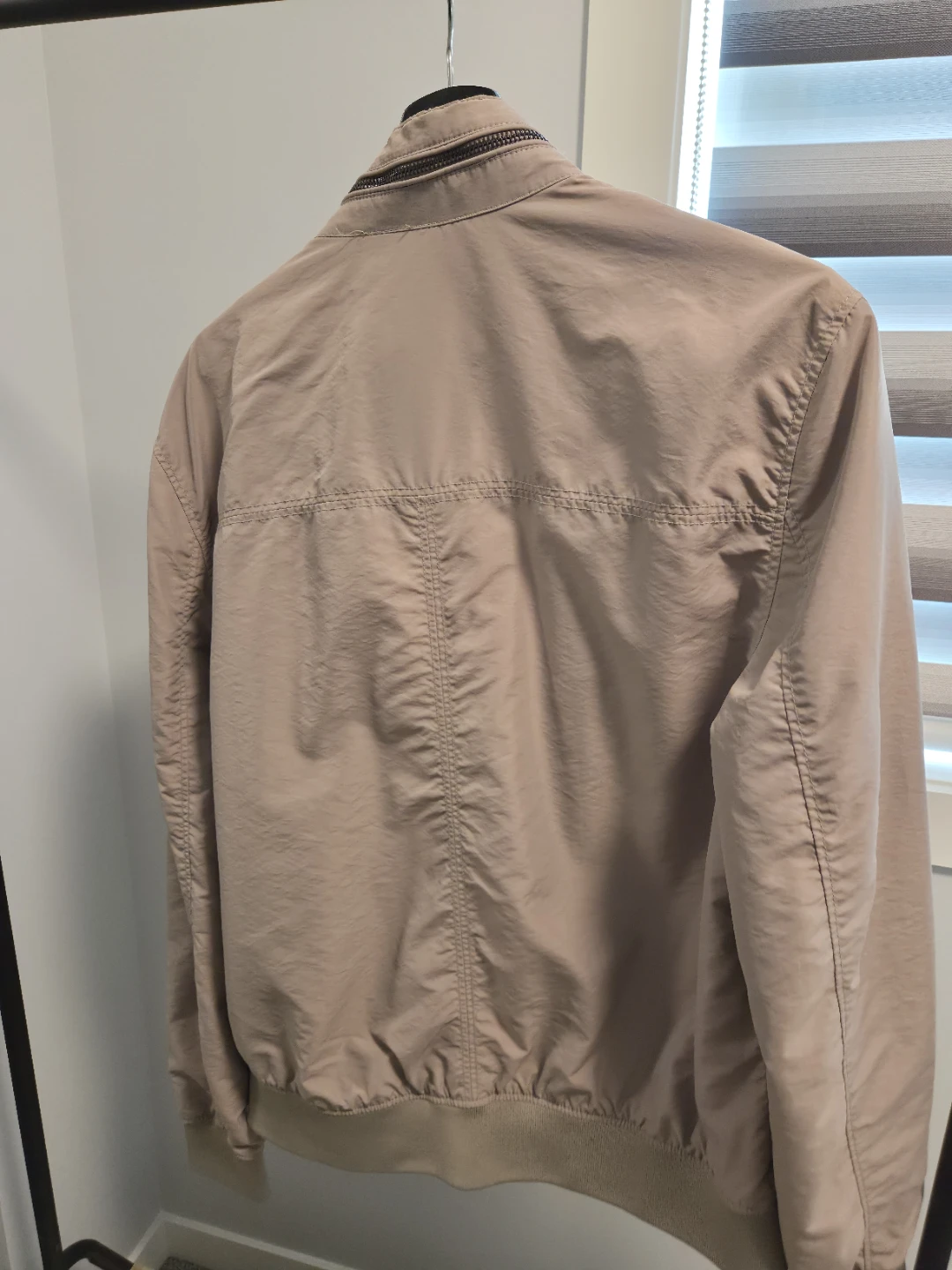 Zara Men's Beige Bomber Jacket - photo 2