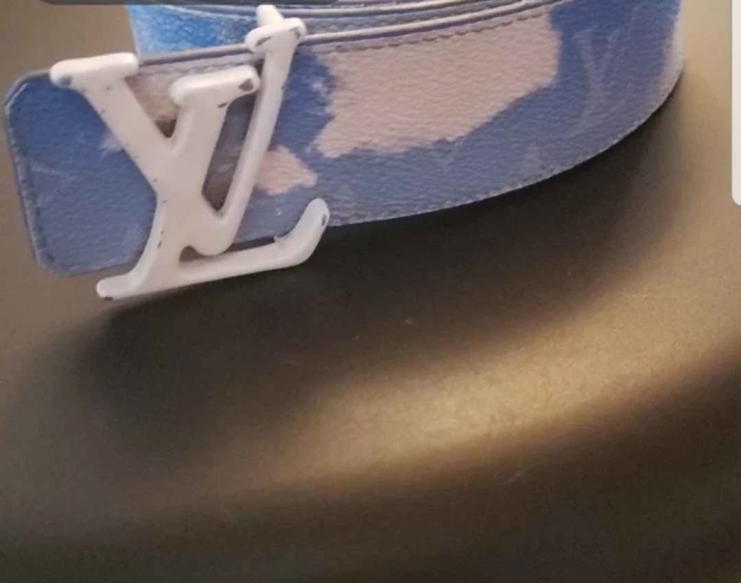 Louis Vuitton Cloud Print Belt Size 90/36