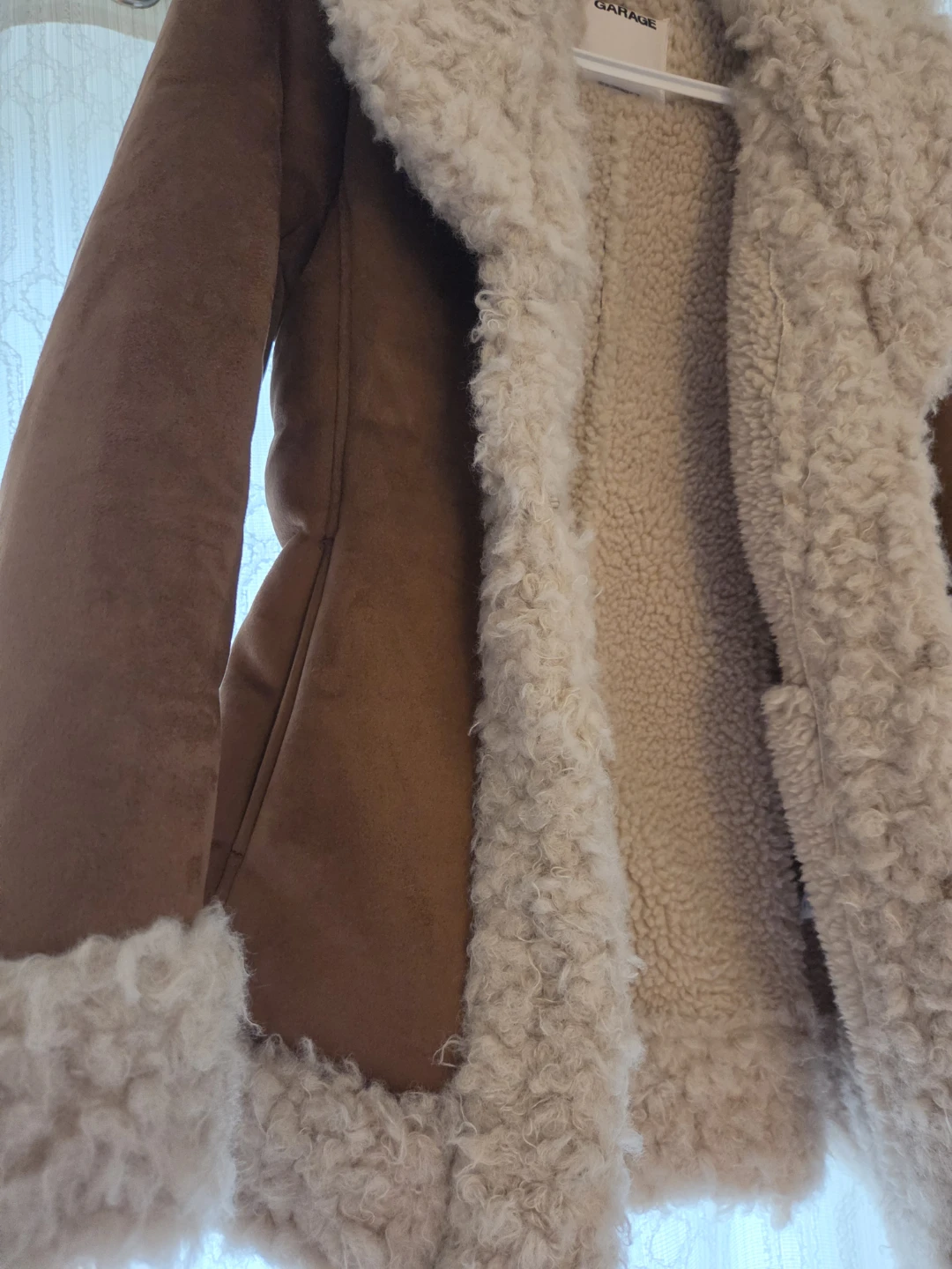 Garage Faux Shearling Suede Coat - photo 3