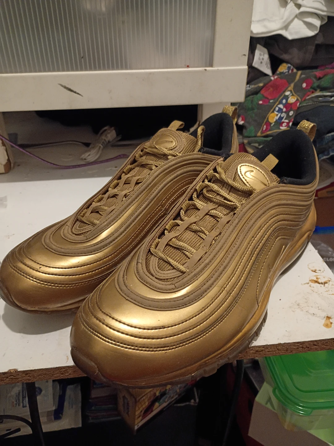 Nike Air Max 97 Olympic Metallic Gold Sneakers