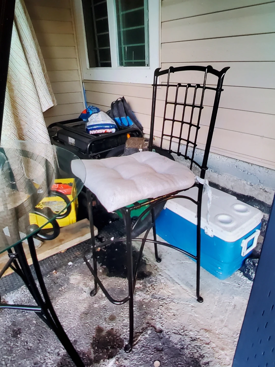 Wrought iron Bistro set with 2 chairs - photo 3