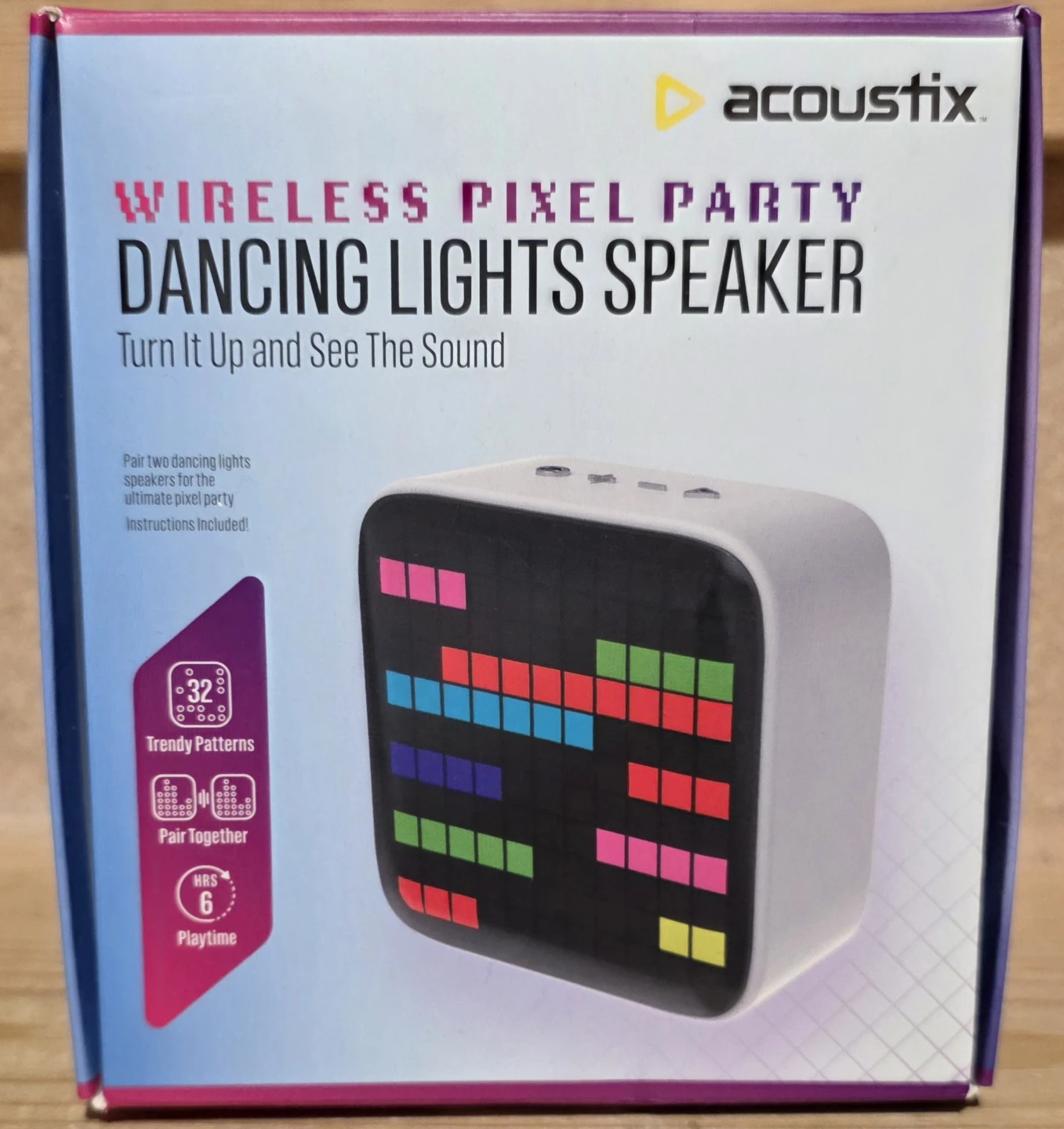 Acoustix Wireless Pixel Party Dancing Lights Speaker