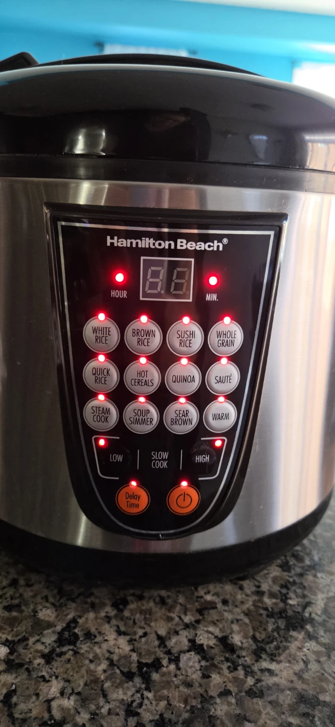 Hamilton Beach Digital Rice Cooker Model 37571 - photo 2