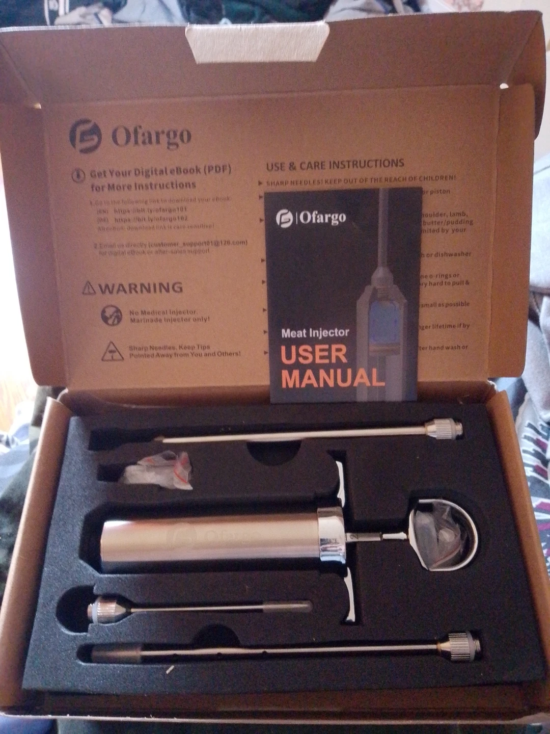 Ofargo Meat Marinade Injector Kit - photo 2