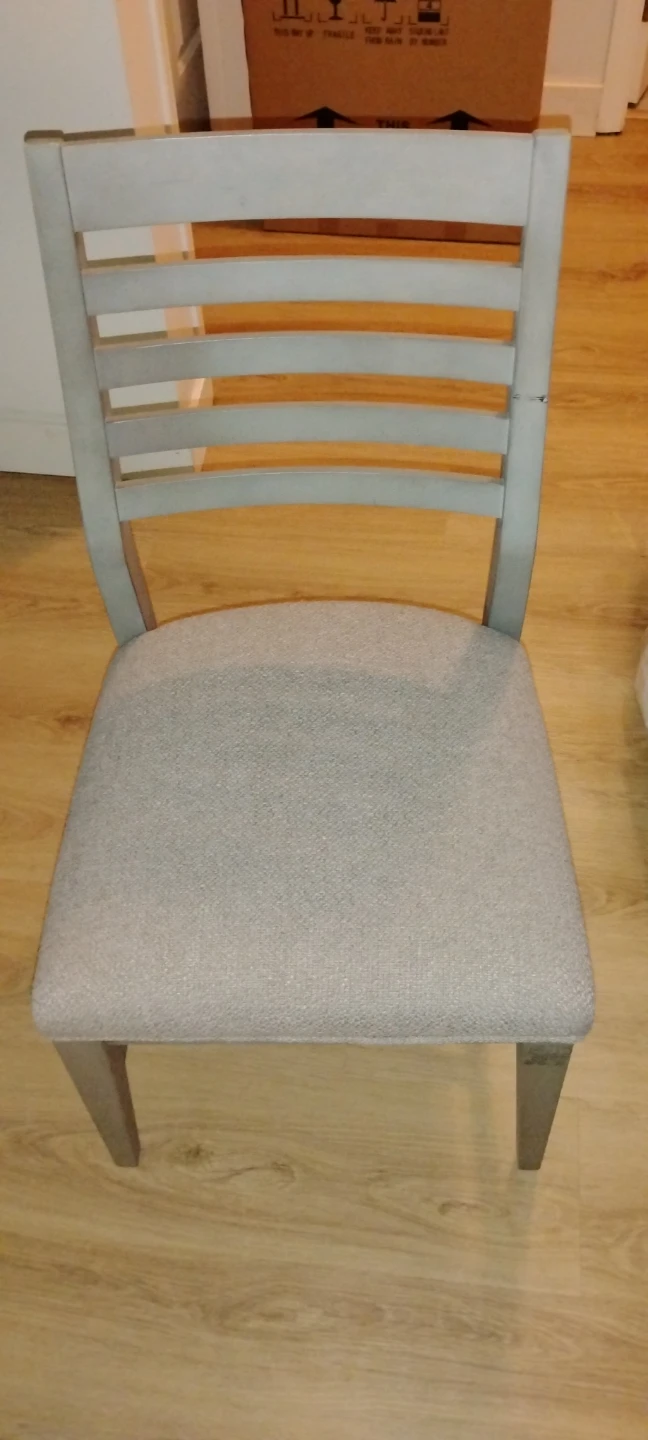 3 Grey Upholstered Dining Chair