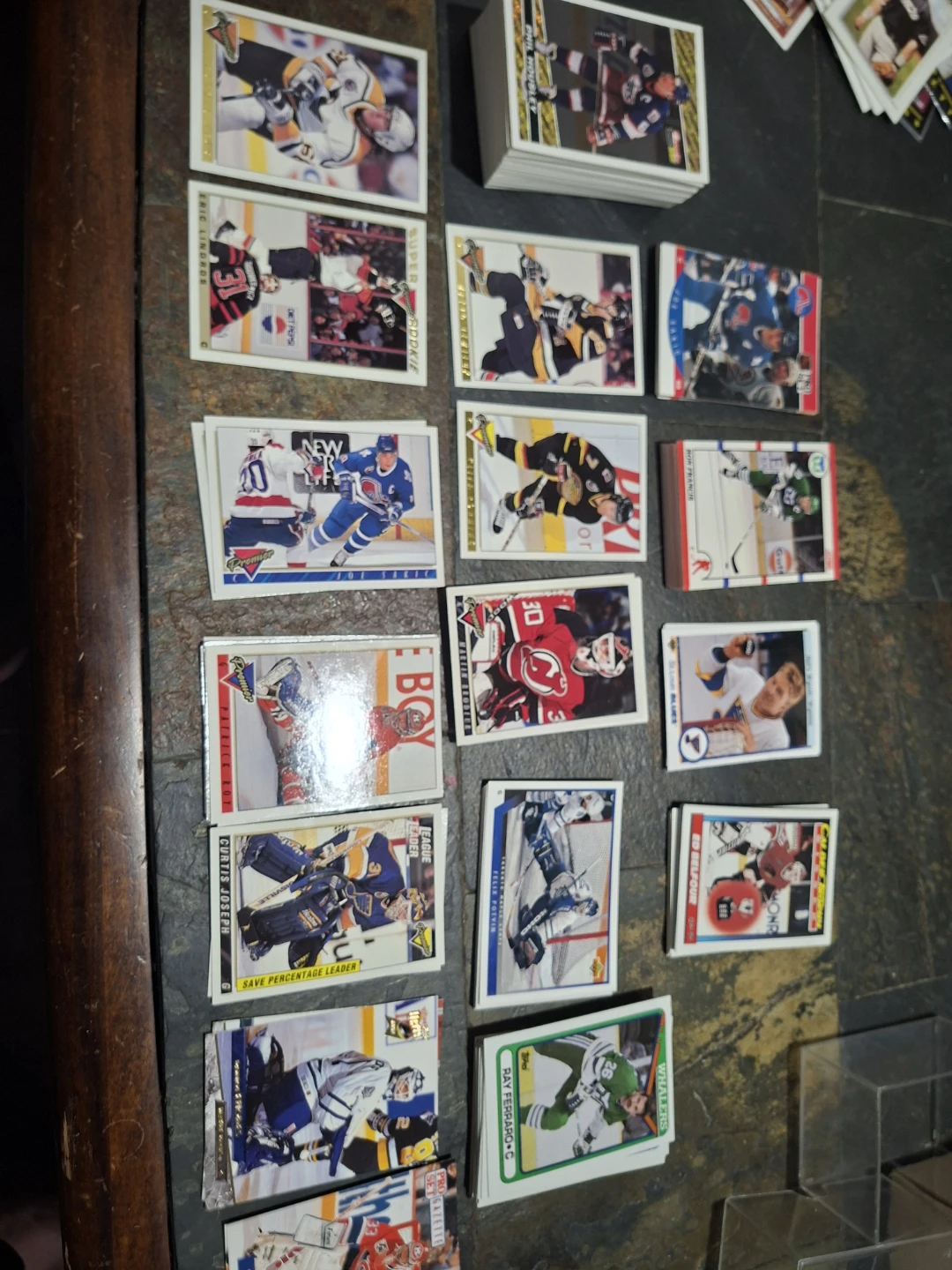 Assorted Vintage NHL Hockey Trading Cards