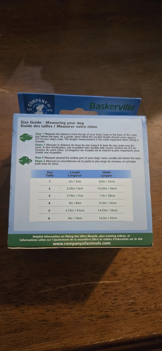 Baskerville Ultra Muzzle Size 1 - photo 2