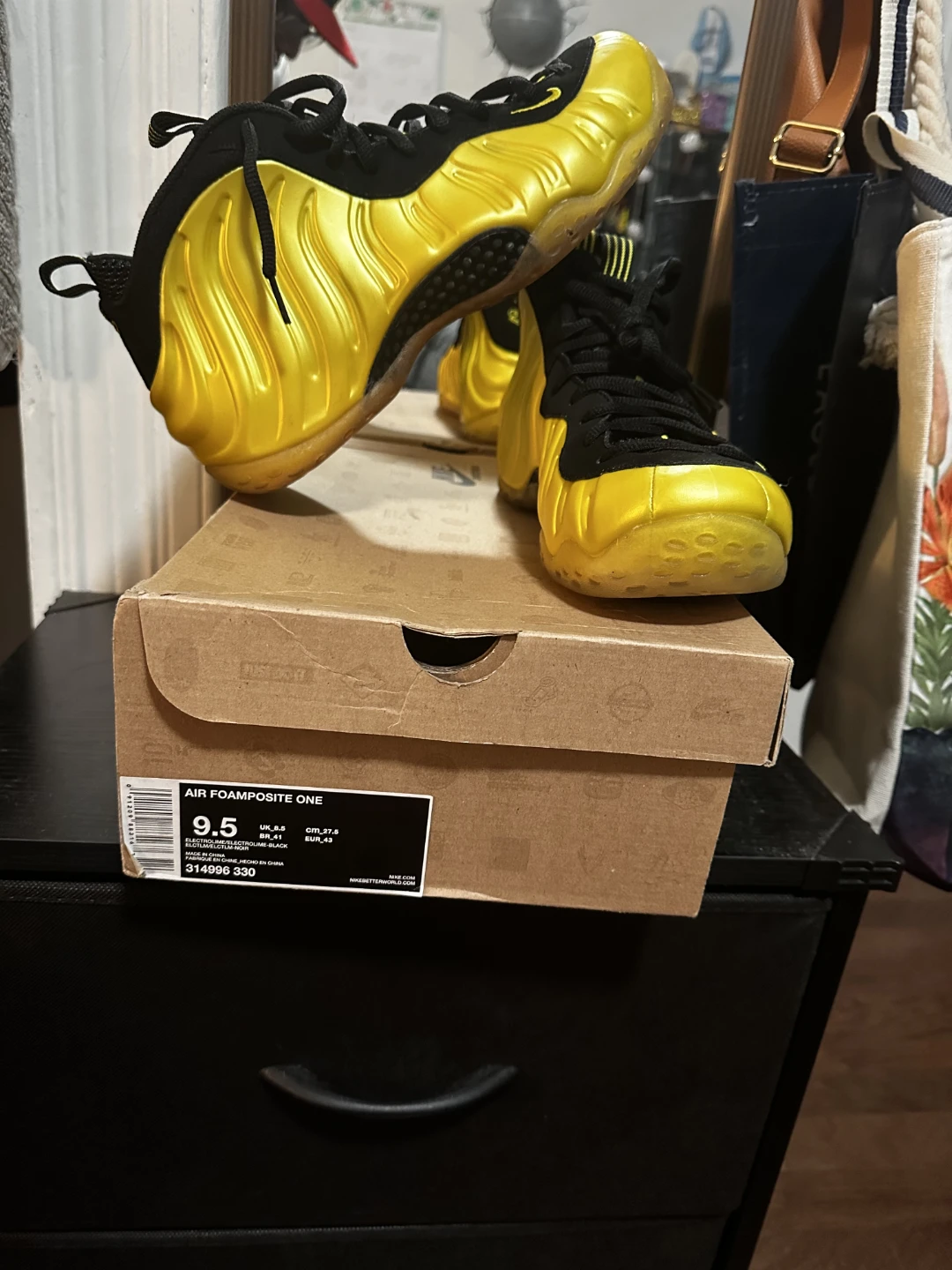 Nike Air Foamposite One Electrolime US 9.5