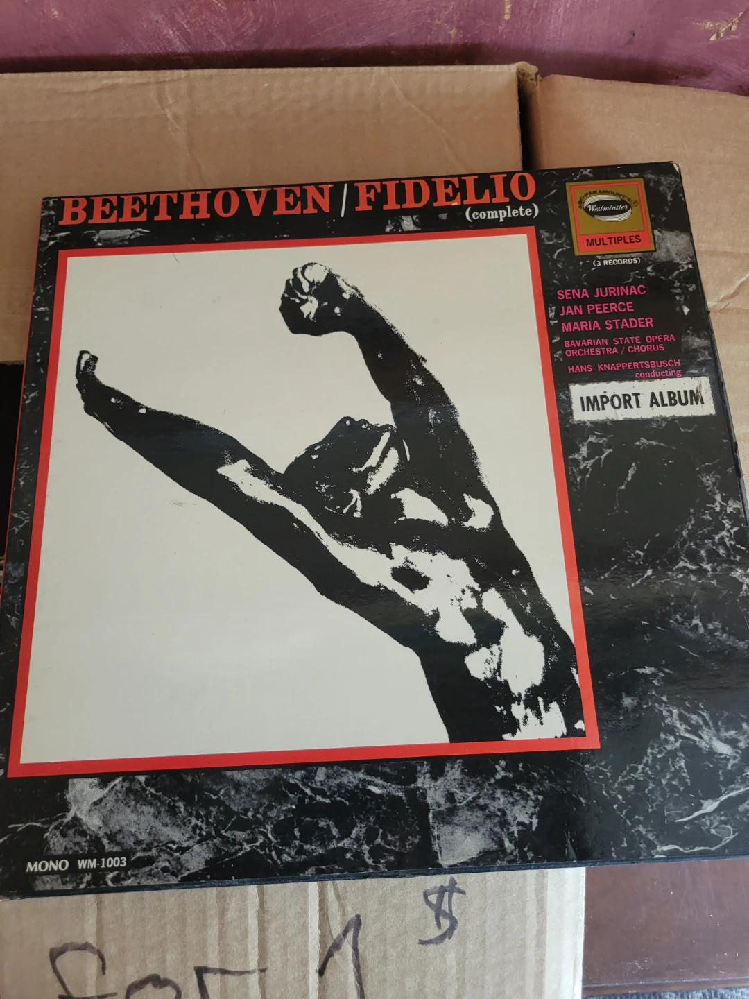 Beethoven Fidelio (Complete) Opera Vinyl Records