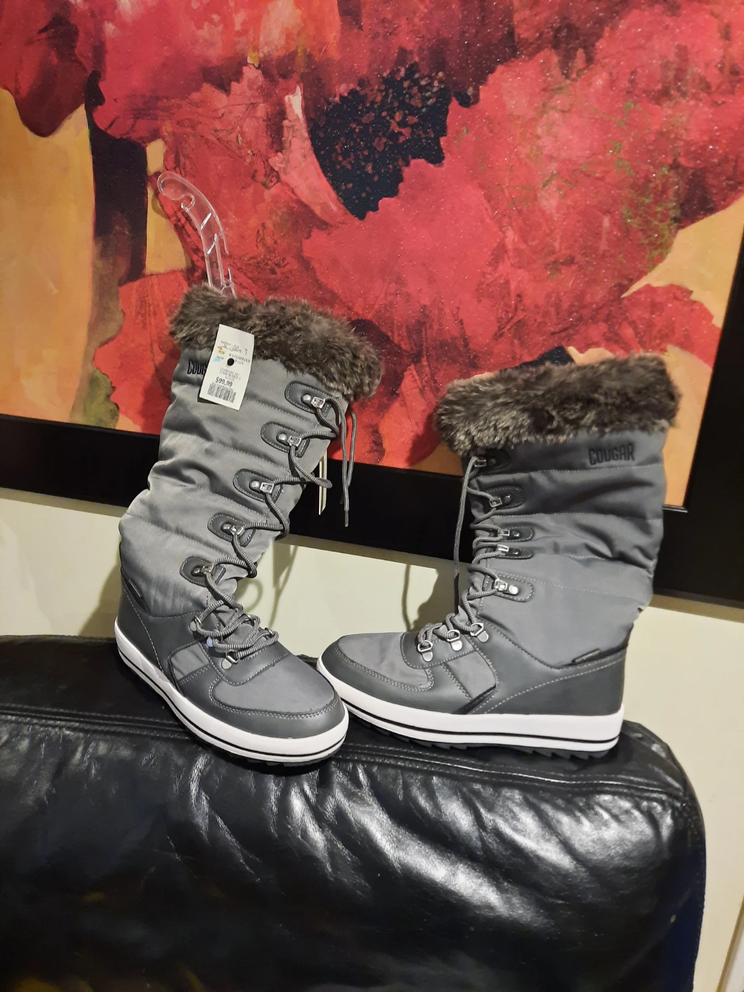 NWT Cougar Waterproof Winter Boots women's sz 9