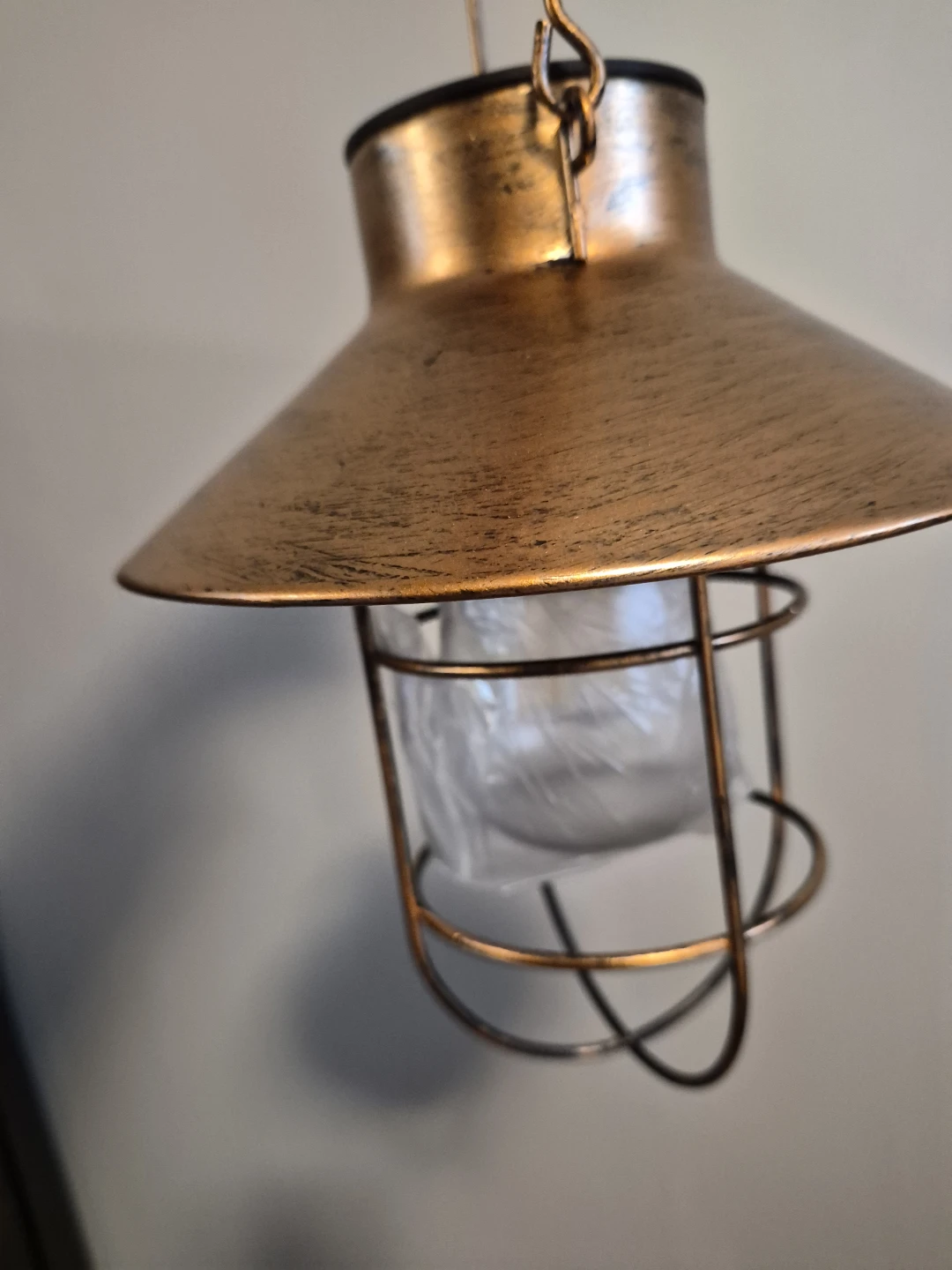 Vintage-Style Solar Hanging Lantern