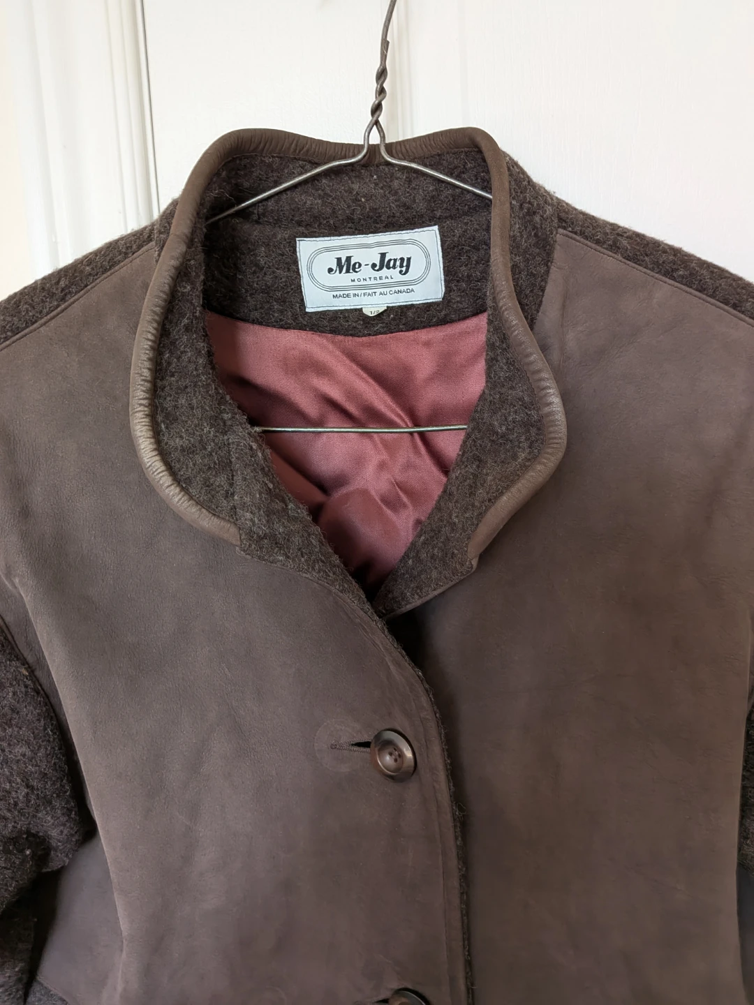 🏈Me-Jay Montreal Wool and Leather Jacket - photo 4
