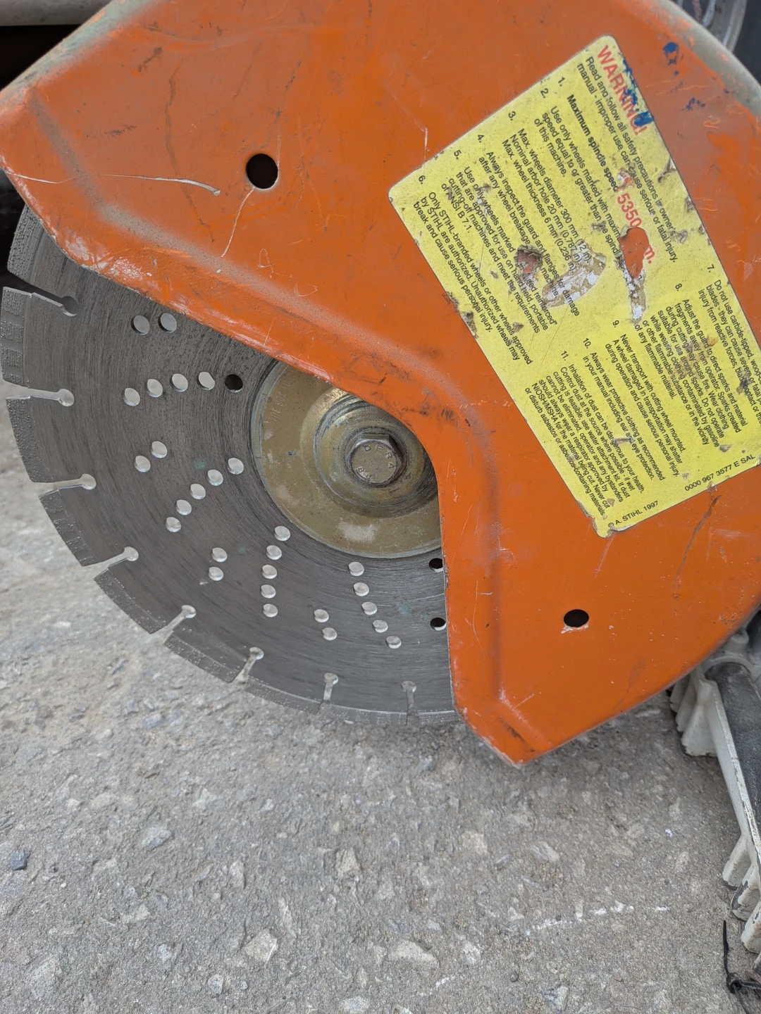 Stihl TS 350 Cut-Off Saw - photo 3