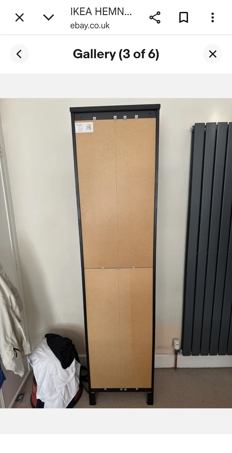 IKEA HEMNES Glass-door Cabinet - photo 4