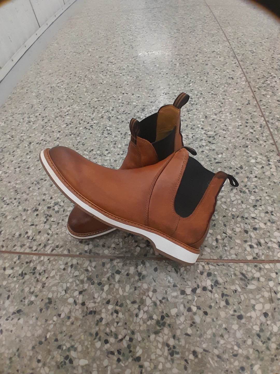 Cole Haan Brown Leather Chelsea Boots Men's Size 10