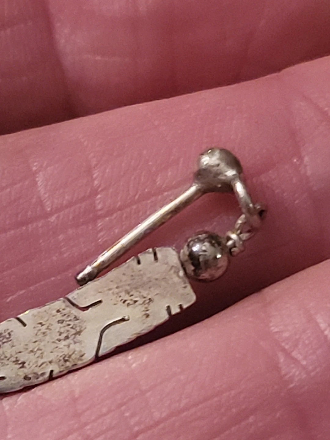 Sterling Silver Feather Drop Earrings - photo 4