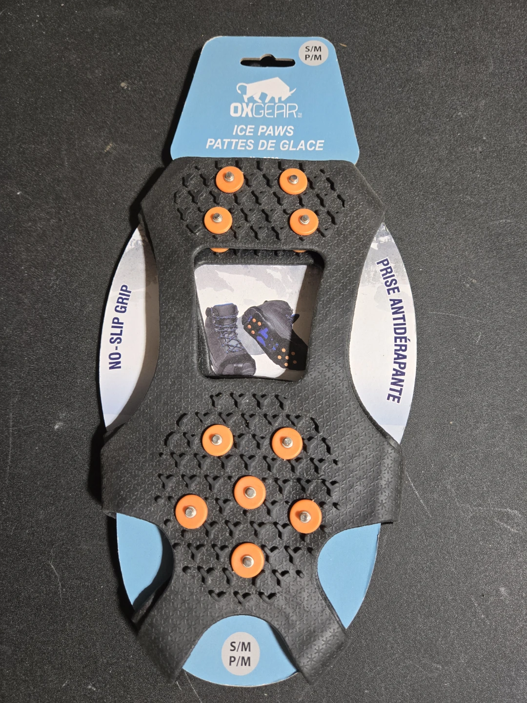 Oxgear Ice Paws Traction Cleats, Size S/M