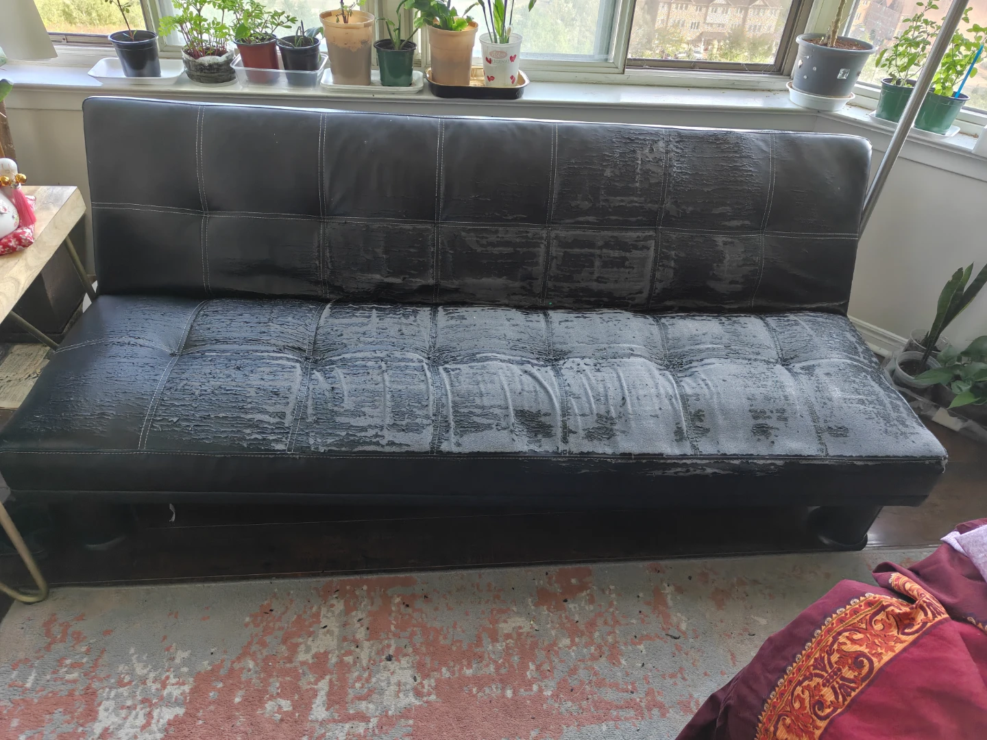 Black Futon Sofa Bed - photo 2