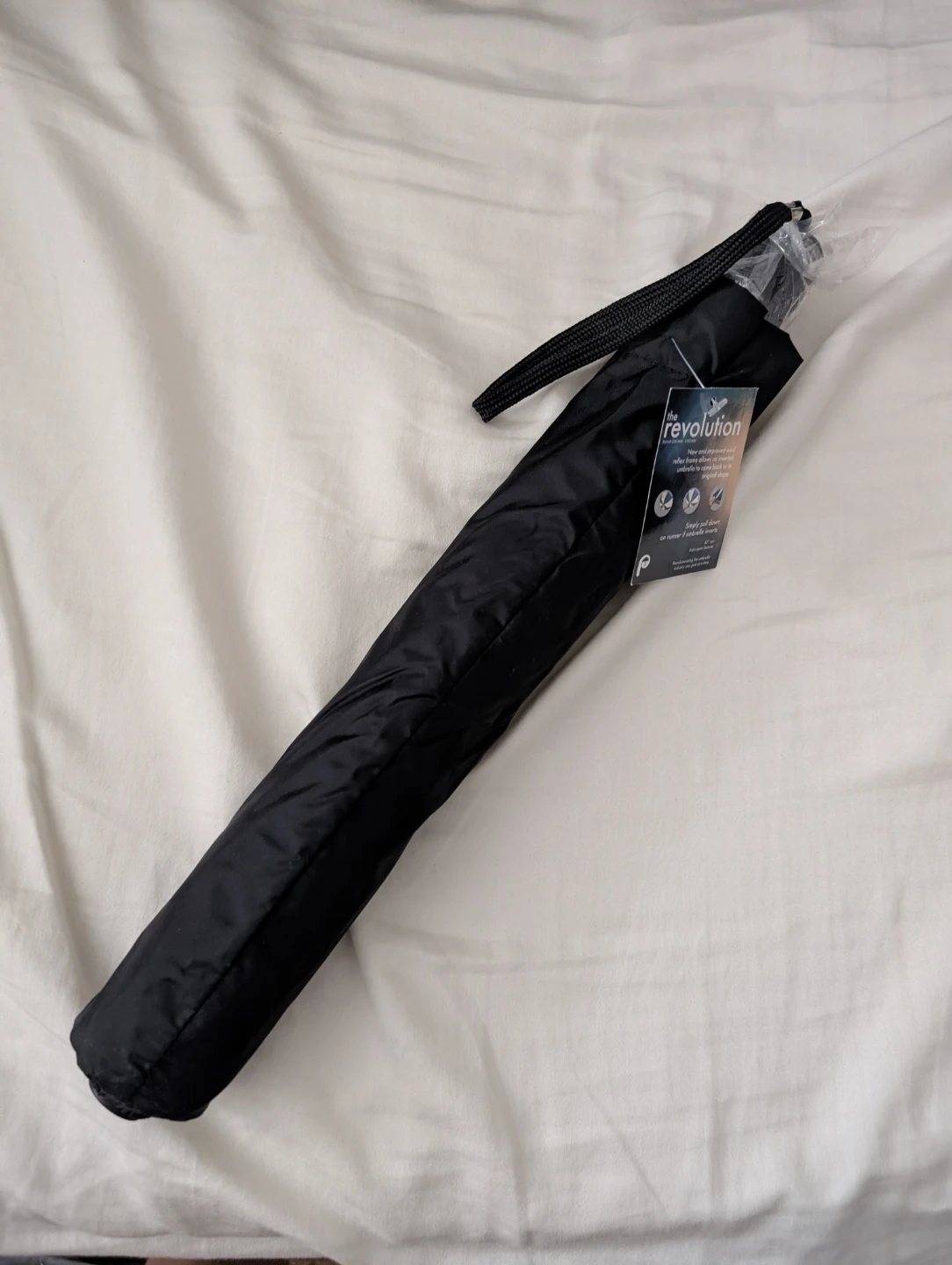 Brand New The Revolution Foldable Umbrella 42" Arc Open Style