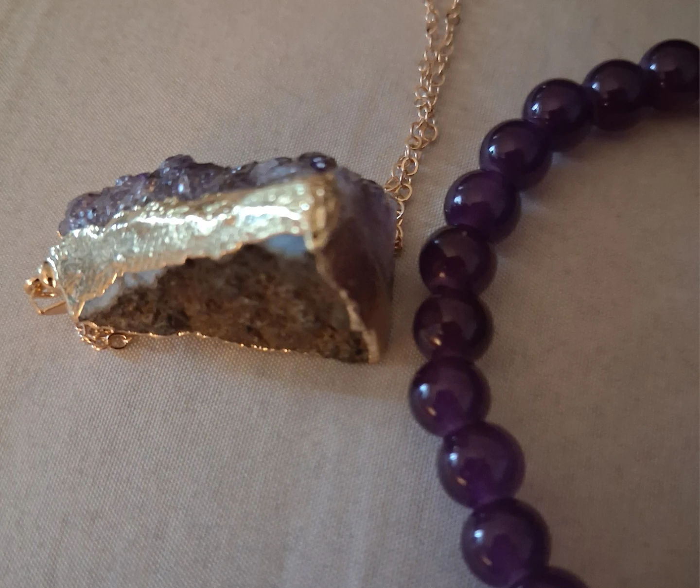 Amethyst Necklace and Bracelet Set - photo 4