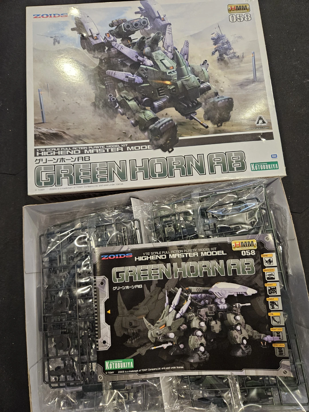 Kotobukiya hmm Zoids green horn ab  1/72