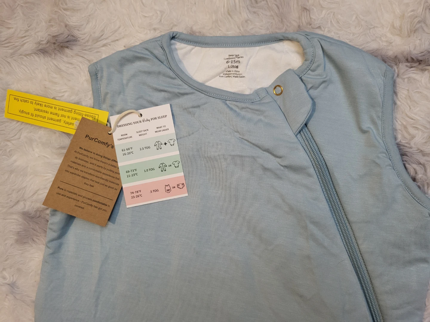 New PurComfy LuxeDreams Sleep Sack 1.0 TOG (6-15m) - photo 3