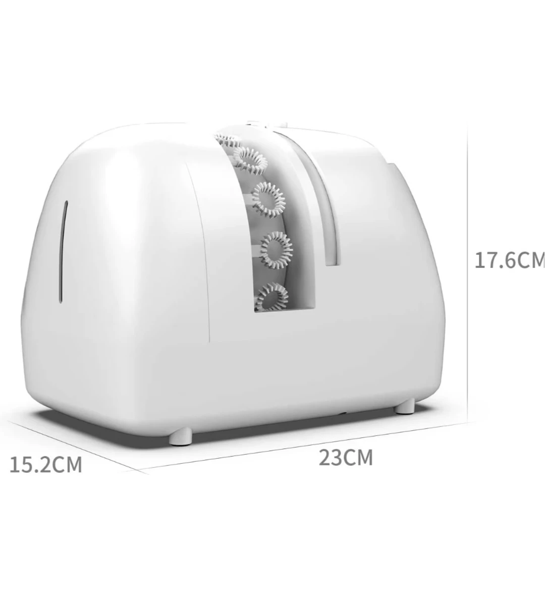 White Electric Bubble Machine - photo 2