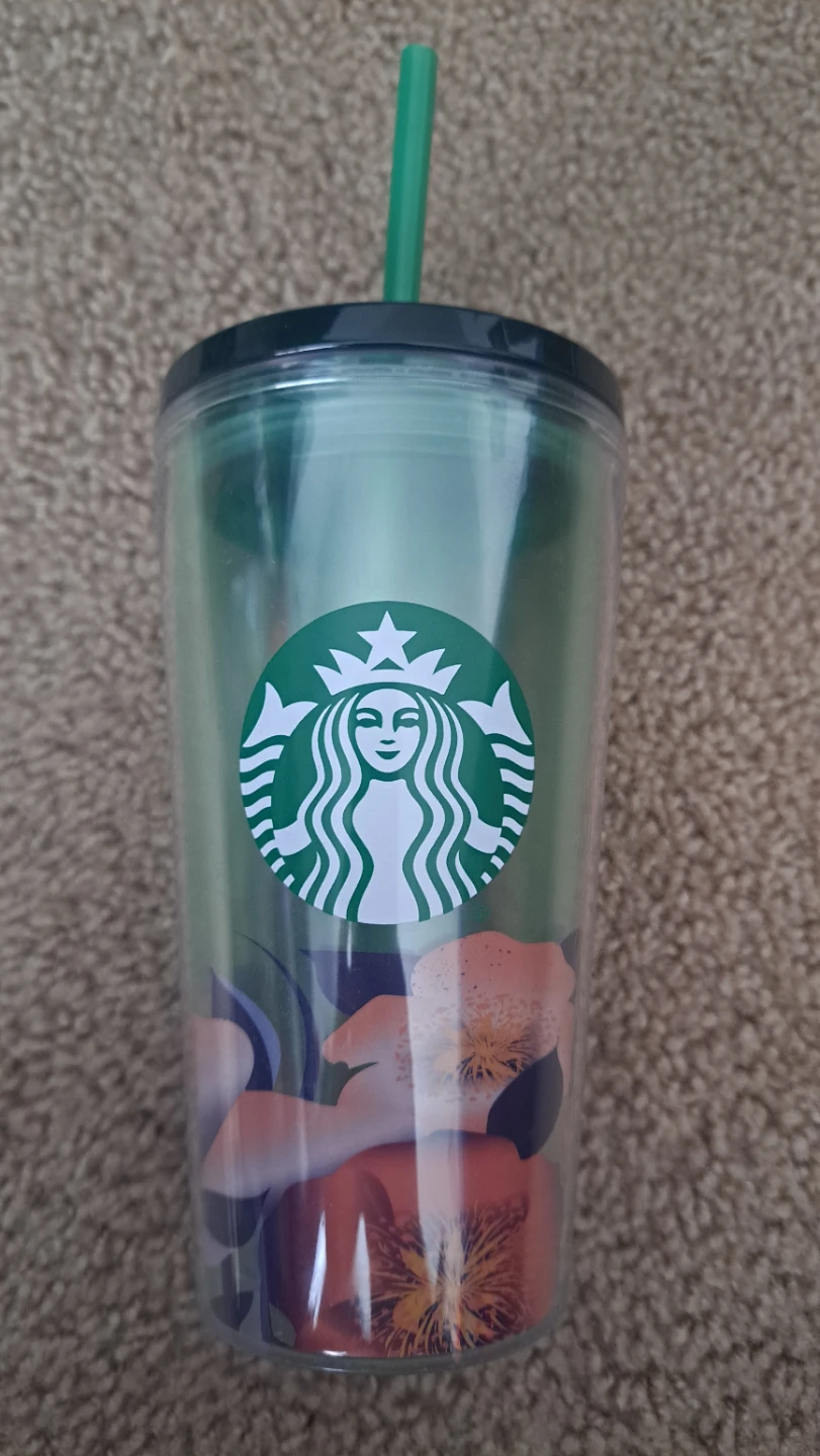 Starbucks Floral Cold Cup Tumbler